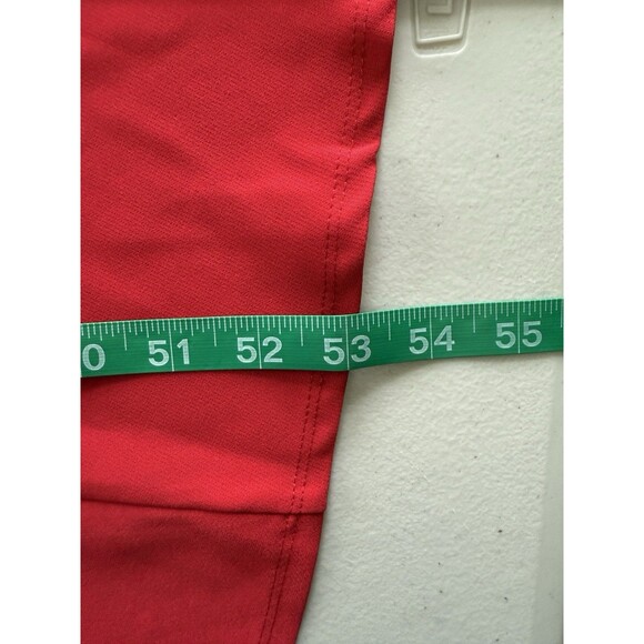 Lane Bryant Women’s Red Flutter Sleeve Midi Dress V-Neck Fit & Flare Holiday 20 - Picture 12 of 12